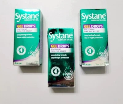 3 Pack Systane Gel Drops Soothing Dry Eye Relief 10 Ml - Image 1 of 2