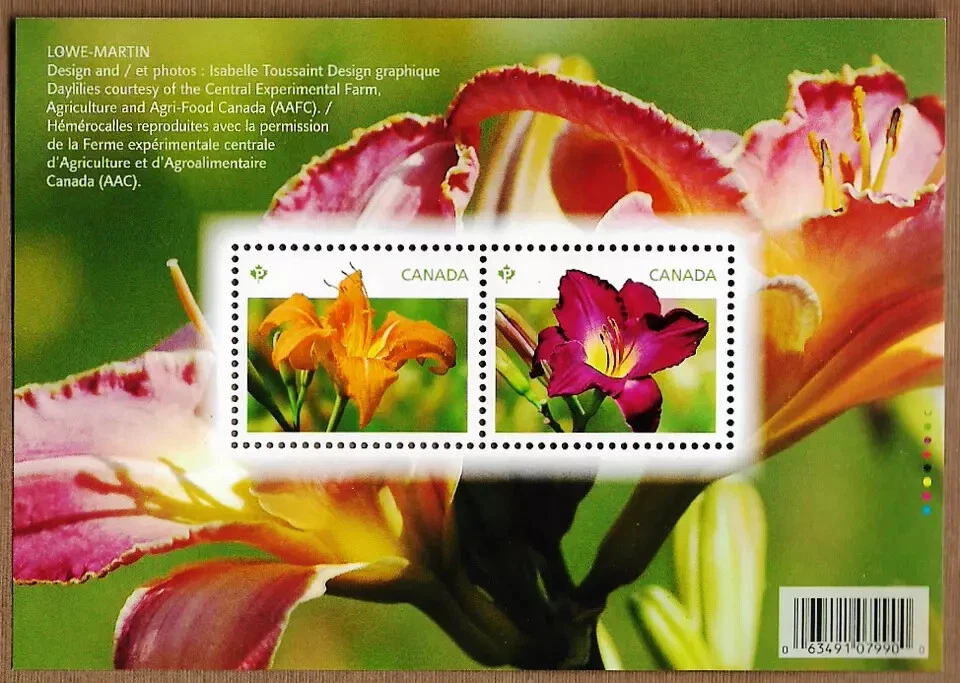 Canada Scott 2526 - Daylilies - 2012 - Image 1 of 1