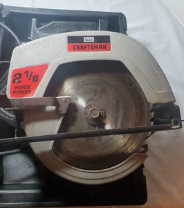 Vintage Sears Craftsman 315.10960 2-1/8 PS 10A 7-1/2" Kreissäge mit Koffer - GETESTET - Bild 1 von 8