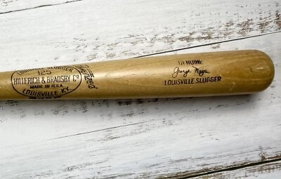 George Noga Hillerich & Bradsby Louisville Slugger 125 Baseball Bat 1950’s Rare - Image 1 of 4