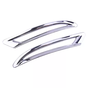 Chrome Rear Reflector Fog Light Lamp Cover Trim Fit for Ford Fusion Mondeo - Picture 1 of 6