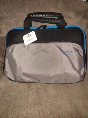 Targus Chromebook Laptop Carrying Case , Black, Blue & Gray TKC012GL-70 - Image 1 of 4