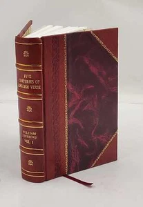 Five Centuries of English Verse by William Stebbing Vol-1 1913 [Leather Bound] - Picture 1 of 11