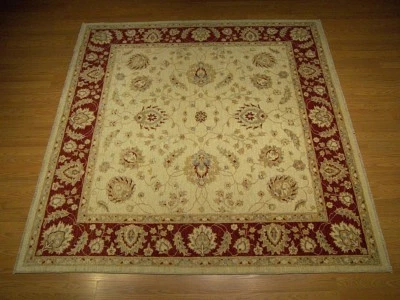 7 x 7 High Quality Handmade Afghan Ziegler Rug _Natural Dyed Hand Spun Fine Wool - Image 1 of 4
