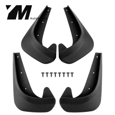 Front and Rear Side Mud Flaps Splash Guards for Auto Universal Accessories - Image 1 of 4