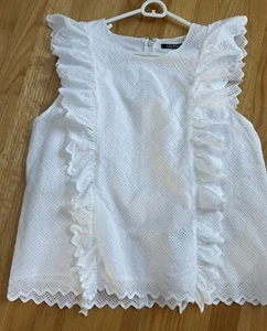 Women’s Ralph Lauren Eyelet White Top. Size XL. - Picture 1 of 3
