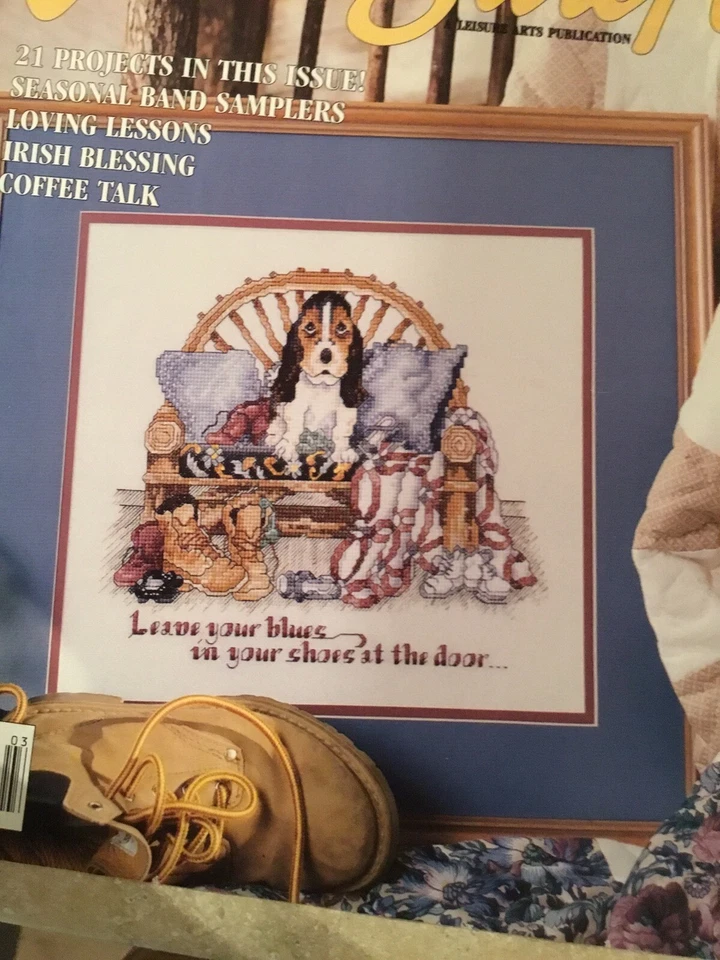 Counted Cross Stitch Pattern - Dog Sampler - Image 1 of 1