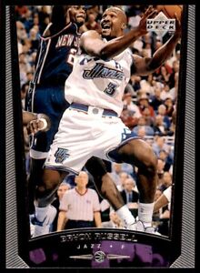 1999-00 Upper Deck Bryon Russell Basketball Cards #187