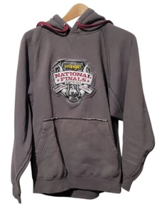 PRCA Wrangler National Finals Rodeo Las Vegas 2009 M Gray Hoodie Sweatshirt C1 - Picture 1 of 4