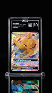 TAG 10 GEM MINT Pokemon Dragon Majesty Dragonite GX 37/70 - Picture 1 of 1