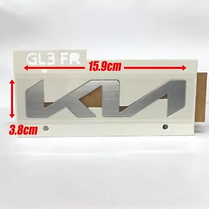 Genuine 86300L8000 Front Hood Silver Emblem New KIA Logo Badge for K8 K5 Sorento - Picture 1 of 4