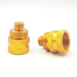 Dual 5/8" Female to 3/8" Male & 5/8" Male 2 in 1 Thread Adapter Mic Stand Screw - Picture 1 of 3