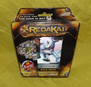 🌈 Baraja Redakai Conquer The Kairu Stax 44 cartas Blast 3D con Metanoid y tarjeta dorada - Imagen 1 de 3