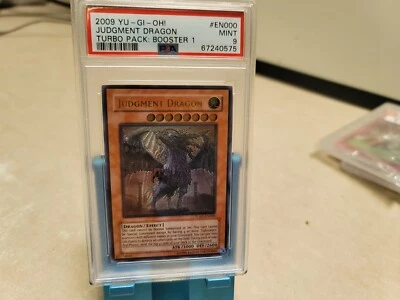 Judgment Dragon TU01-EN000 Ultimate Rare PSA 9 MINT Yu-Gi-Oh! - Image 1 of 4