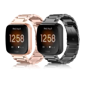 Für Fitbit Versa 2 & Versa & Versa Lite Uhrenarmband massiv Edelstahlband - Bild 1 von 13