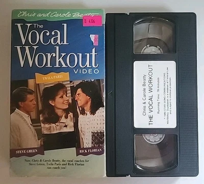 Vintage 1989 The Vocal Workout Video VHS Steve Green Twila Paris Vocal Training - Image 1 of 2