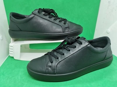 Ecco Black Leather Shoes Flats Comfort Work Casual Women’s Size 40 US 9 - Image 1 of 4