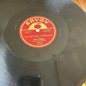 1956 BLUES - NAPPY BROWN & the Zippers 78 rpm SAVOY 1506 I'm Getting Lonesome V+ - Picture 1 of 4
