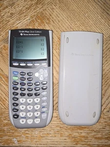 Texas Instruments TI-84 Plus Silver Edition graphischer Taschenrechner mit Deckel GETESTET - Bild 1 von 2