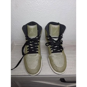 Nike Air Jordan 1 Glow Reflect Sz 8.5 Plus Venom Glow In The Dark - Picture 1 of 5