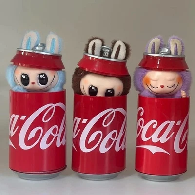POP MART Lababu COCA COLA Can Bottle Series Toy Blind colours inside brand new Lababu