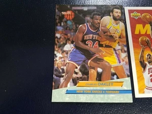 Charles Oakley Vlade Divac Tom Chambers 1992 - 1993 Ultra Fleer Wrong Back - Picture 1 of 2