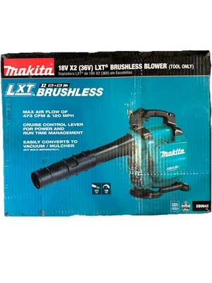 Soplador de hojas inalámbrico Makita 120 MPH 473 CFM boquillas de varios tamaños (solo herramienta) Foto 1 de 4