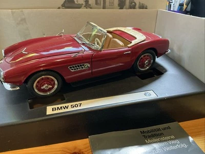 1:18 BMW 507 RED/TAN DIECAST MODEL BY REVELL - DEALER LIMITED EDITION - Image 1 of 4