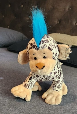 Ganz Webkins Rockers Punky Monkey Plush Stuffed Animal Toy - Image 1 of 4