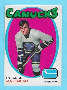 1971-72 OPC 233 Rosaire Paiement Vancouver Canucks! NM-MT!   *SET BREAK* - Bild 1 von 2