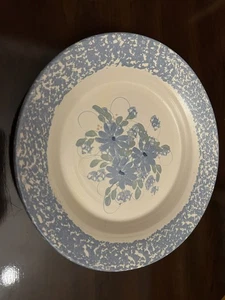 New Old Stock Blue & White Flowers Plate / Platter ?  - Picture 1 of 2