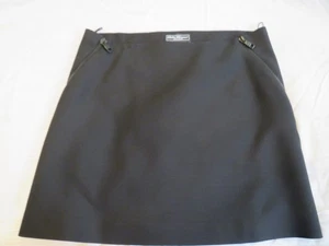 Women's Salvatore Ferragamo Black Mini Skirt Euro Size 44 - Picture 1 of 9