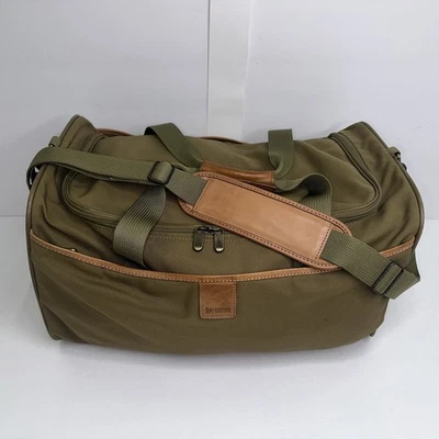 Bolso de Lona Hartmann 20 pulgadas de Colección Borde de Cuero de Nailon + Correa para el Hombro Foto 1 de 4