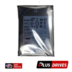 600GB SAS Seagate 2.5" Server Hard Drives 10K RPM 6Gbps Savvio 10K.6 64MB Cache - Picture 1 of 7