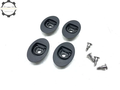 2003-2013 MASERATI GRANTURISMO M145 PORTA-MALAS TRASEIRO CARGA AMARRAR GANCHO CONJUNTO X4 FABRICANTE DE EQUIPAMENTO ORIGINAL - Imagem 1 de 4