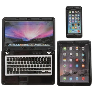 3pcs Miniatur Zeug Zubehör Spielzeug Telefon Spielzeug Laptop Miniatur Notebook - Bild 1 von 11