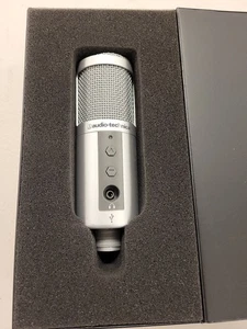 Audio-Technica AT2020USB Plus Cardioid Condenser USB Microphone Vocal Recording - Picture 1 of 4