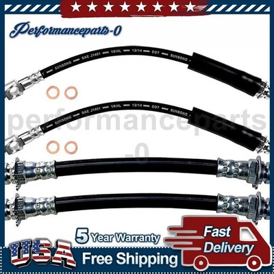 Sunsong Front Rear Brake Hydraulic Hose fits 1995-2005 Chevrolet Cavalier Foto 1 de 4