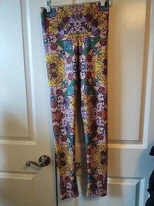 Nuvula Artsy leggings Vibrant Floral Print Medium NWT - Picture 1 of 5