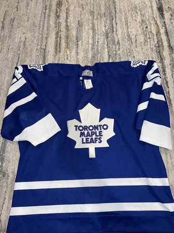 Authentic CCM Center Ice #22 Cilluffo Toronto Maple Leafs Jersey Size 48 Blue Cover