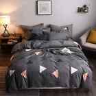 Luxury Beddingset Duvet Cover Bed Sheet Pillowcase Geometry Printed Home Textile