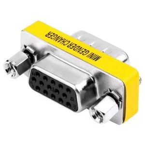 VGA Female to Female Adapter Coupler Gender Changer ; ; ъф Converter Female T9C7 - Zdjęcie 1 z 10