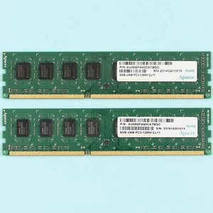 16GB (2x 8GB) DDR3 12800U 1600MHZ Desktop 240 Pin Memory RAM Apacer - Picture 1 of 2