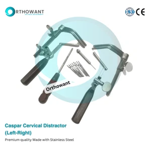Caspar Cervical Distractor Set Right & Left With Screw Driver Spine Instrument - Picture 1 of 4