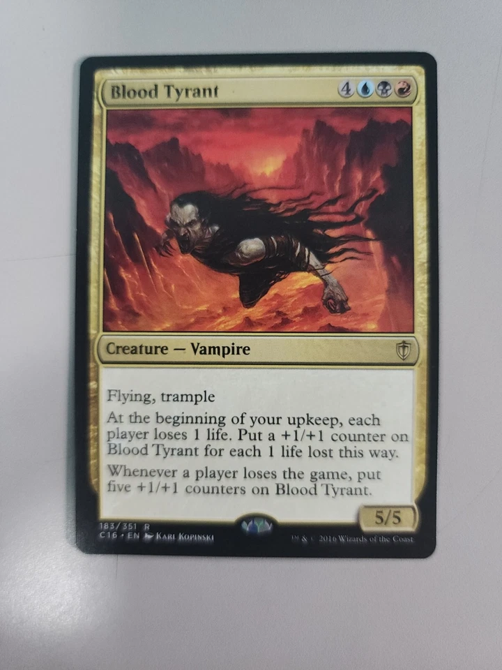 MTG Blood Tyrant Commander 2016 183/351 Regular Rare - Image 1 of 1