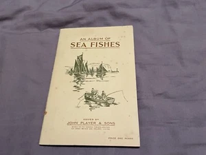 Album And Full Set Of Cigarette Cards - Sea Fishes By John Player - Picture 1 of 4