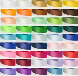 45 Rollen Satinband 18mm Geschenkband 45 Farben Set Satin Schleifenband Dekoband - Bild 1 von 1