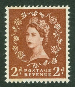 SG 605a 2d red-brown, watermark error '165'. Fine unmounted mint CAT £200 - Picture 1 of 1