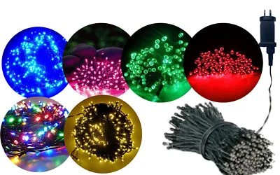 500LED 50M Chasing Christmas Party String Lights with 8 Functions & Memory - image 1 of 4