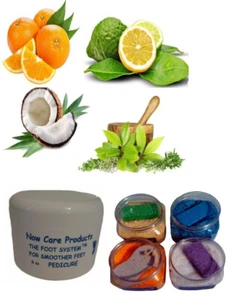 10 jars of foot scrub exfoliate product peppermint scent - Picture 1 of 2